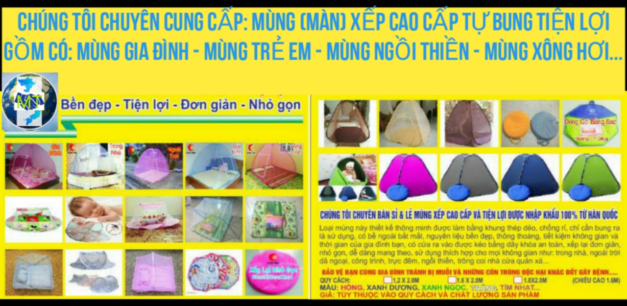 Mùng xếp đỉnh rộng 1m8x2m