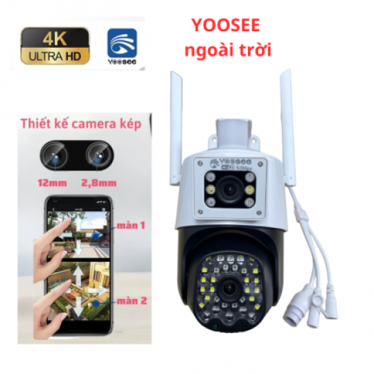 Camera Ip 2 Màn Hình Yoosee QPT39, WF2506